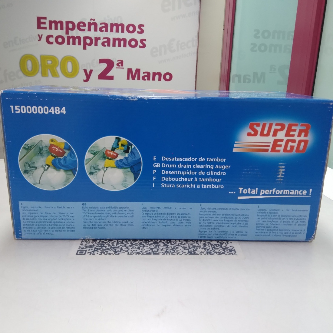 Comprar SUPER EGO Desatascadora por agua a presión Precio 1 594,45 €