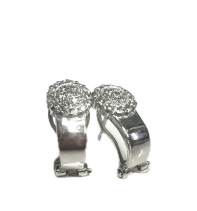 7-1-257173-1-Pendientes con circonitas de oro blanco 18K, L 1.8 cm 2