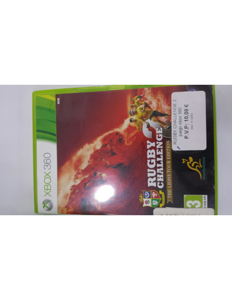 7-5-12832-1-RUGBY CHALLENGE 2 juego xbox 360