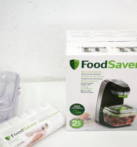 7-1-204850-1-Cocina FoodSaver Fresh Appliance Envasadora Al Vacío, 25 W, Acero Inoxidable, Negro 