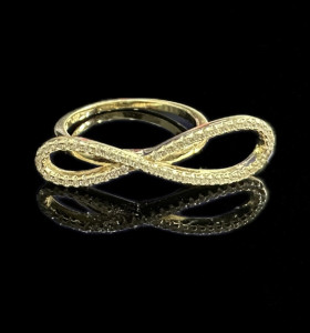 7-1-246692-1-Anillo infinito piedras de plata de ley 925 baño oro 18K
