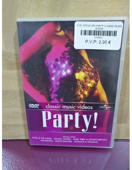 7-5-42963-1-DVD VIDEOCLIPS PARTY CLASSIC MUSIC VIDEOS