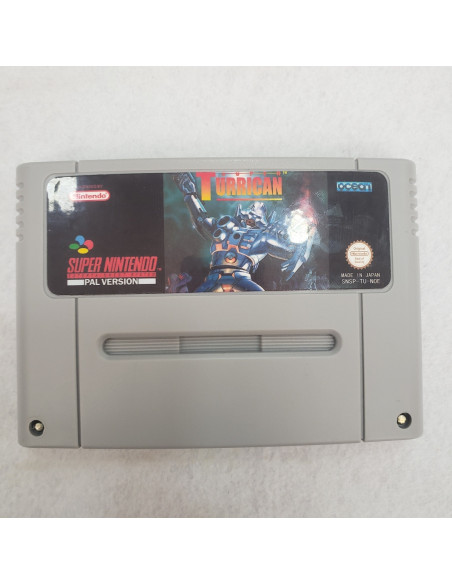 7-7-69684-1-Videojuego super nintendo turrican (no original)