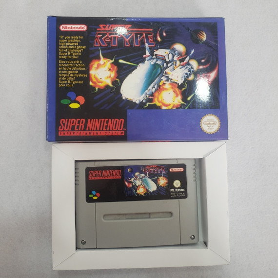 7-7-69724-3-Videojuego Super nintendo R-Type(replica)