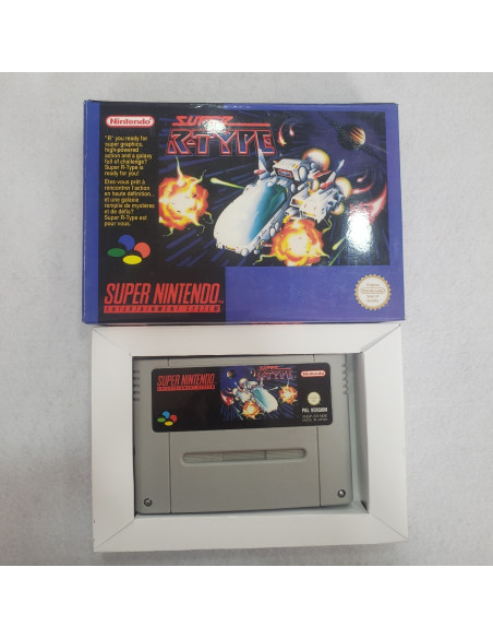7-7-69724-3-Videojuego Super nintendo R-Type(replica)