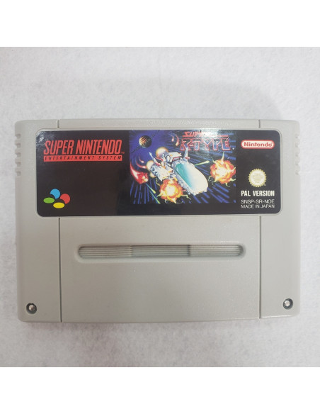 7-7-69724-4-Videojuego Super nintendo R-Type(replica)