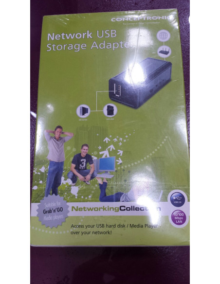 7-7-17583-1-Conceptronic Printer and Storage Network Adapter(sin Estrenar)