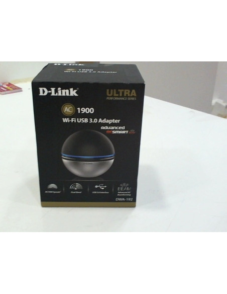 7-7-20036-1-D-Link DWA-192 Adaptador de red - SuperSpeed USB 3.0(Nuevo)