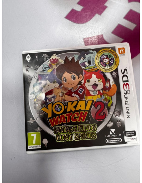 7-7-74408-2-Videojuego 3DS Yokai watch 2 fantasqueletos