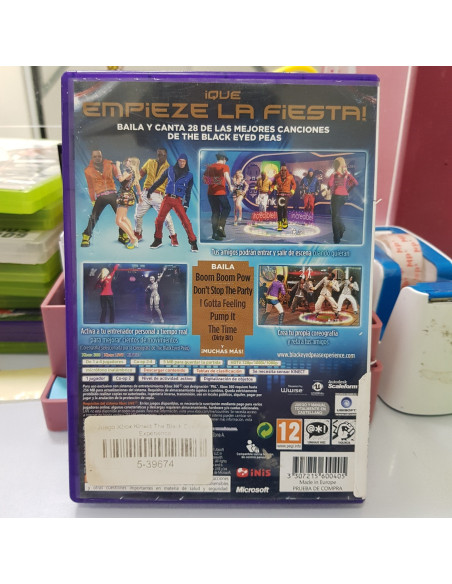 8-8-50275-2-Juego Xbox 360 Kinect The Black Eyed Peas Experience