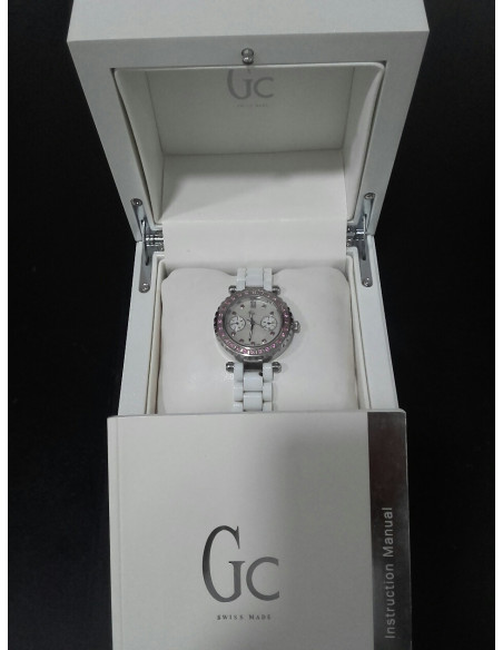 8-6-90560-1-Reloj GUESS Collection Diver Chic 92000L1 Ceramica Mujer