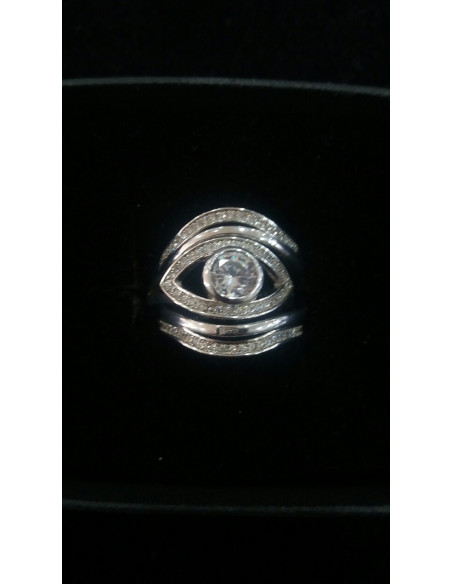 8-1-143616-2-Anillo liso conjunto de cinco piezas