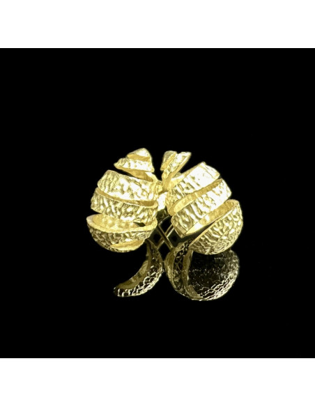 8-1-246681-1-Pendientes tipo gota mate de plata de ley 925 baño oro 18K