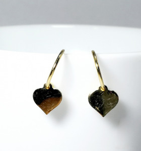 8-2-93062-1-Pendientes aro con corazón 12 mm