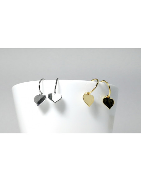 8-2-93062-2-Pendientes aro con corazón 12 mm