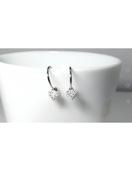 8-2-93088-2-Pendientes aro corazón con piedra 12 mm