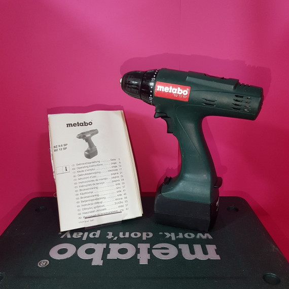 8-8-65714-2-Taladro A Bateria Metabo BZ 12 SP 12V