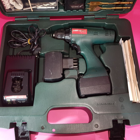 8-8-65714-6-Taladro A Bateria Metabo BZ 12 SP 12V