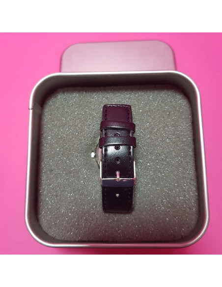 8-8-66943-3-Reloj pulsera señora Antos Cussi negro (Sin Uso)