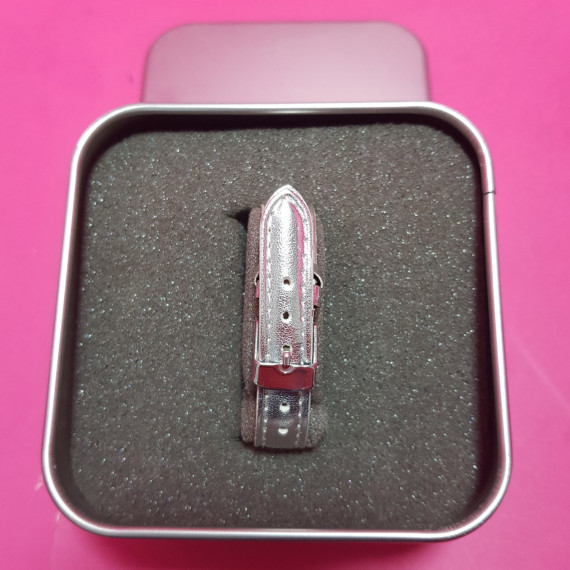 8-8-66944-3-Reloj pulsera señora Antos IK rectangular plateado (Sin Uso)