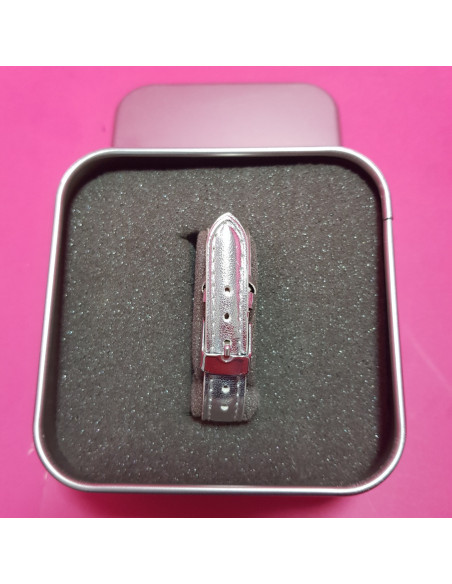 8-8-66944-3-Reloj pulsera señora Antos IK rectangular plateado (Sin Uso)