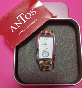 8-8-66945-1-Reloj pulsera señora Antos IK rectangular leopardo (Sin Uso) 2