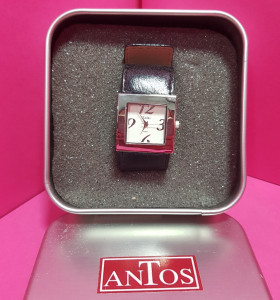 8-8-66946-1-Reloj pulsera señora Antos Sole negro (Sin Uso)