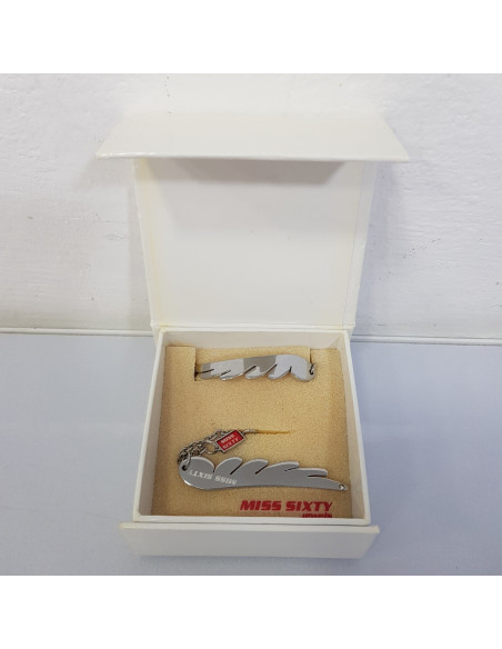 8-8-64455-1-Cadena y Pulsera de Acero Inoxidable Miss Sixty 