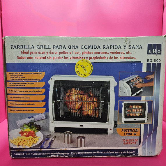 8-8-66074-7-Parrillas y planchas Grill SHG RG800 (Sin Uso)