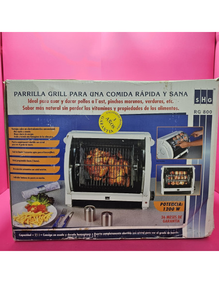 8-8-66074-7-Parrillas y planchas Grill SHG RG800 (Sin Uso)