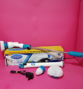 8-8-68458-1-Limpieza Spin Cepillo Ajustable Limpiador De Superficies 2