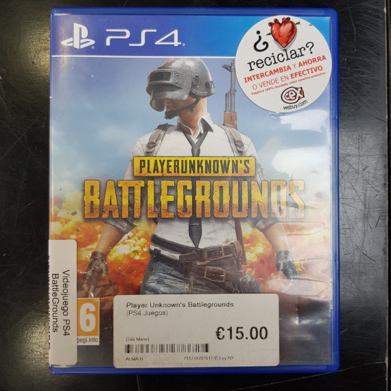 8-8-63314-1-Videojuego PS4 BattleGrounds 