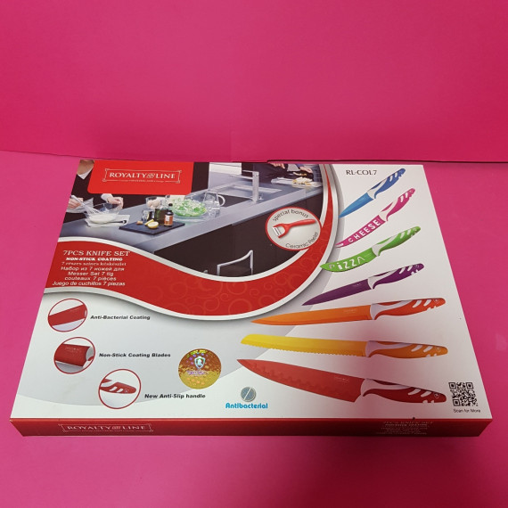 8-8-67781-3-Set Cuchillos Cocina Royalty Line (sin uso)