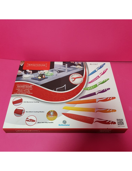 8-8-67781-3-Set Cuchillos Cocina Royalty Line (sin uso)