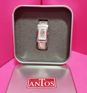 8-8-66942-1-Reloj pulsera señora Antos IK rectangular rosa(Sin Uso)