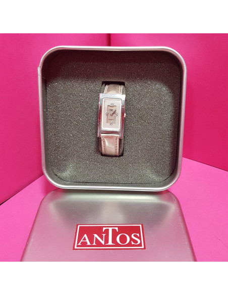 8-8-66942-1-Reloj pulsera señora Antos IK rectangular rosa(Sin Uso)