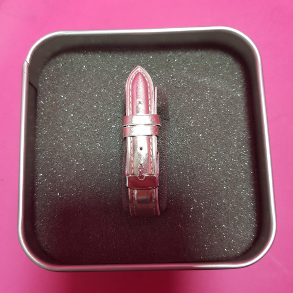 8-8-66942-3-Reloj pulsera señora Antos IK rectangular rosa(Sin Uso)