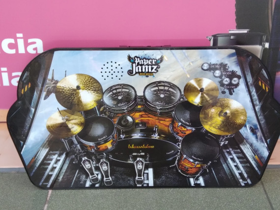 9-9-44937-1-Instrumentos Musicales Bateria Tactil Paper Jamz Negra