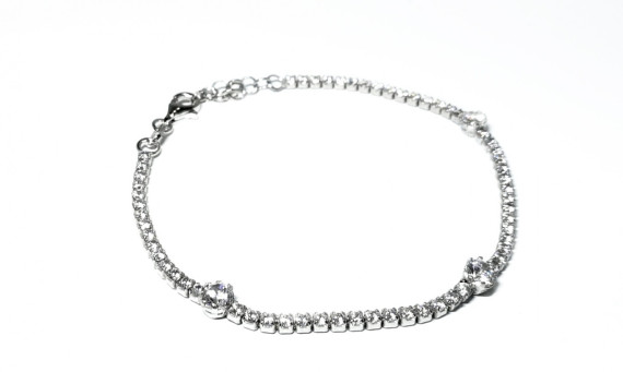 9-2-93200-4-Pulsera cordón circonitas 3 centrales