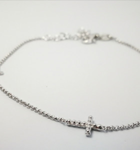 9-1-186922-1-Pulsera 3 cruces EBR19583 Rodio