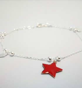 9-1-187026-1-Pulsera corazones esmalte rojos plata de ley 925 Ambr715