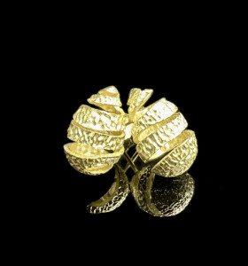 9-1-246679-1-Pendientes tipo gota mate de plata de ley 925 baño oro 18K