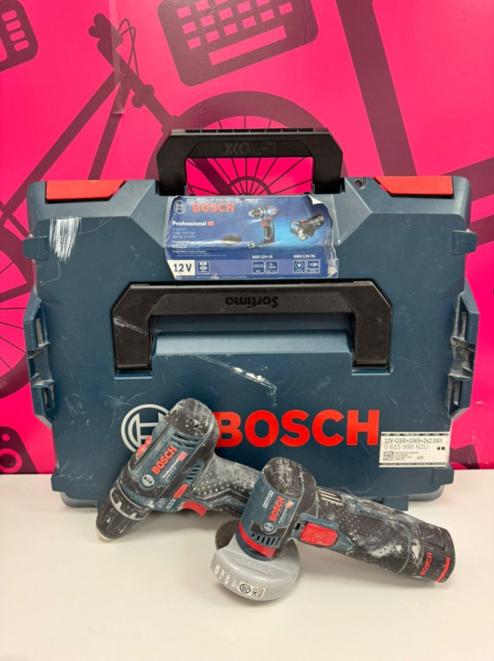 7-7-79030-3-Taladro Kit Bosch GSR 12V-15 GWS 12V-76