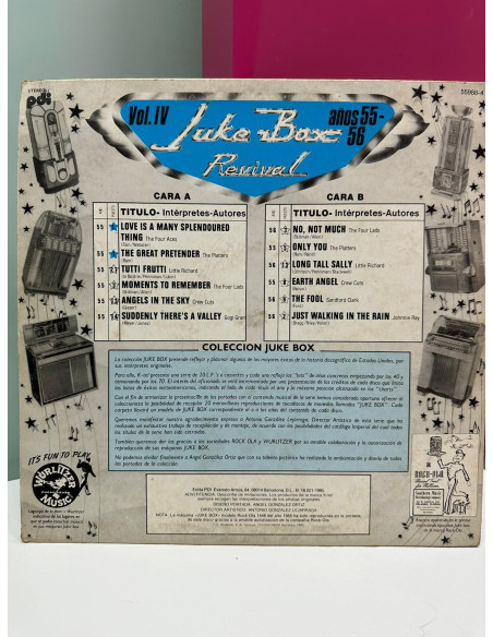 9-9-49191-2-Sonido Vinilo Colección Juke Box revival artistas originales