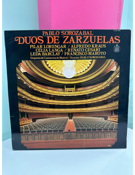 9-9-49196-1-Sonido Vinilo Pablo Sorozabal. Duos de Zarzuelas