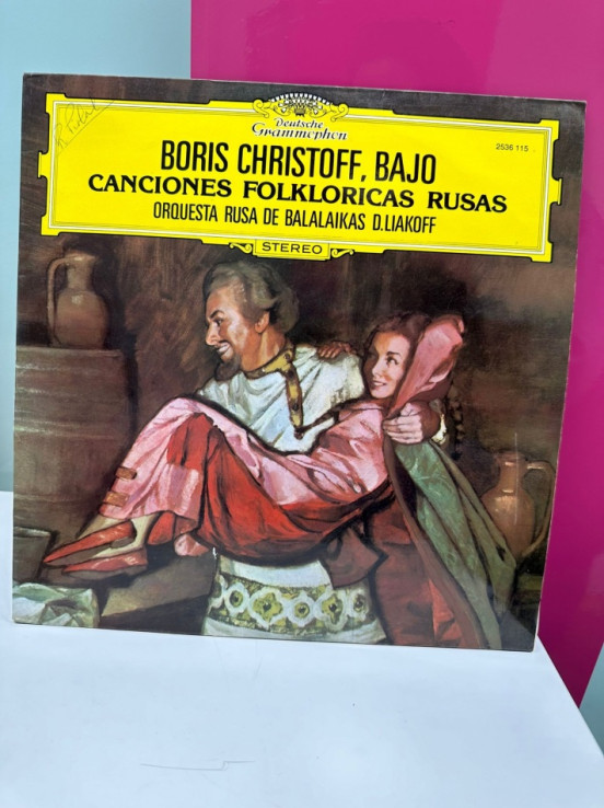9-9-61019-2-Vinilo Boris Christoff bajo canciones folkloricas rusas