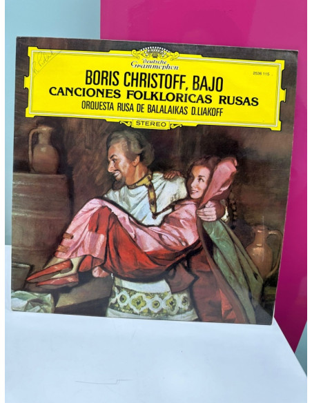 9-9-61019-2-Vinilo Boris Christoff bajo canciones folkloricas rusas