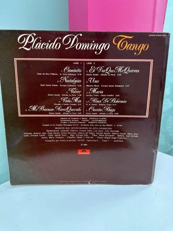 9-9-51494-1-Vinilo Plácido Domingo. Tango