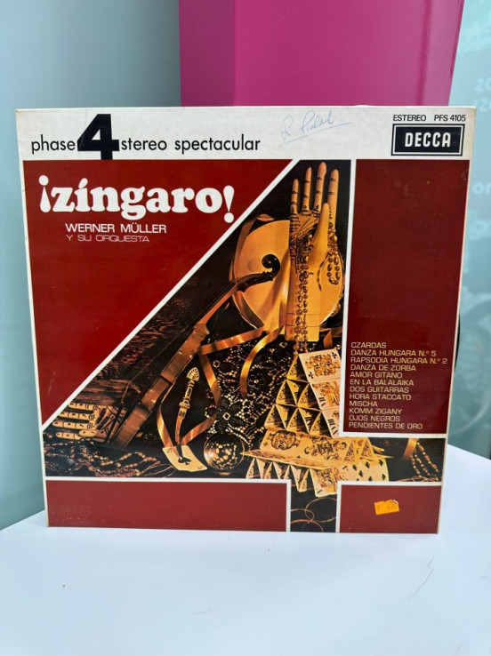 9-9-51495-2-Vinilo Zíngaro. Werner Müller y su orquesta