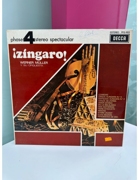 9-9-51495-2-Vinilo Zíngaro. Werner Müller y su orquesta